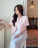Roselle Layered Wrap Sleeveless Long One Piece