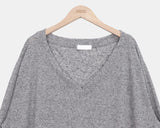 Heave Button Linen Sweatshirt