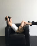 Lilje Surgery Tassel Round Ribbed Sleeveless