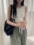 Bencho Cool Nylon Refrigerator Chalang Banding Long Wide Pants