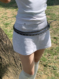 Monto Stud Eyelet Double Long Belt