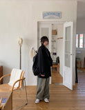 Binro Vintage Washed Denim Pants