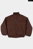 Woven line bomber jumper