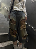 Raw Cut Bermuda Jeans
