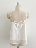 Mully Chiffon Layered Bustier Blouse