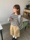 [unisex] Chels Summer Linen Vintage Over Long Sleeve Tee