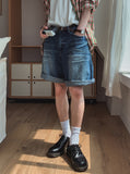 Rondi Ambo Washed Half Denim Pants