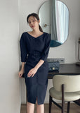 Eini simple H line slit one piece (belt set)