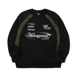 Hexagonal Raglan Sweatshirt