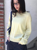 Muden Basic Color Round Neck Knit
