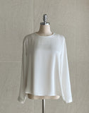 Jay Round Satin Blouse
