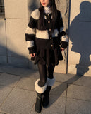 Tsuhi Corduroy Tiered Mini Skirt
