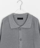 [unisex] Barum Hachi Collar Over Warmer Cardigan