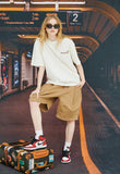 Balloon One Tuck Dart Shorts