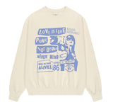 LOVE PUNK PIGMENT SWEATSHIRT