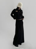 Rake casual long skirt