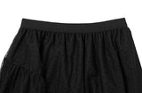 Banna Tiered Frill Tulle Unbalance Skirt