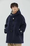 WOOL BLEND OVERSIZE DUFFLE COAT