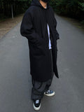 F/W DISCERNMENT's Mui pocket hoodie long coat