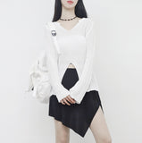 Elpini  V See-Through Knitwear