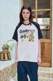 Peaky Rabbit Raglan Short Sleeve Tee