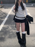 Moving Knit Ribbed Short Pants