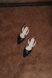 pearl stiletto loafers