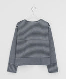 Hillmon Stripe Round Long Sleeve Tee