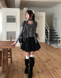 [3-piece] Moni Bohemian Layered Muffler Set