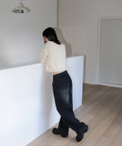 Divor Stripe Washing Wide Denim Pants