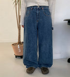 Johnny Painter Wide Denim Pants