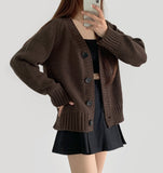 Soft Loose Avant Fit Sibori Long Sleeve Cardigan