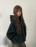 Leme Overfit Hood Cotton Jacket Jumper
