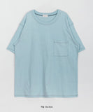 [unisex] Gyuk Stitch Over Short Sleeve Tee