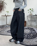 Racky Spider Wide Denim Pants