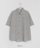 [unisex] Beamgero check over short-sleeved shirt