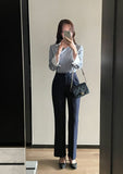 Kane Semi Bootcut Denim Slacks