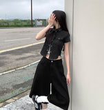 Summer Cool Short Sleeve Denim Slim Jacket