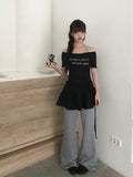 Rogu Frill Layered Mini Wrap Skirt