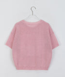 Sane Flower Summer Crop Short Sleeve Knit