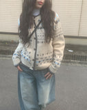 Mushu Nordic Knit Cardigan