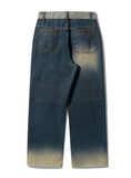 Rip Off Washing Denim Pants