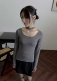 TIE NECK LONG SLEEVE