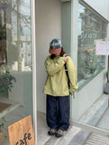 [unisex] Eiri Color Hood Over Wind jacket