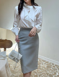 Widos Drape Tie Blouse