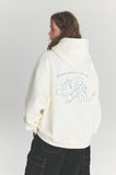 Cloud Cat Embroidered Hoodie