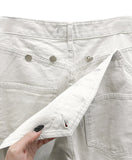 Over Rolled Cotton Pants