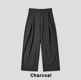 Loader Pintuck Stripe Wide Slacks