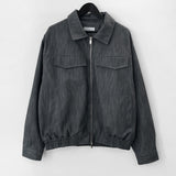 Shop pocket leather blouson