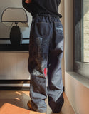 Qoo Back Painting Denim Pants
